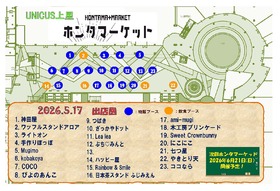 5/17(日)★ホンタマーケット 出店配置図